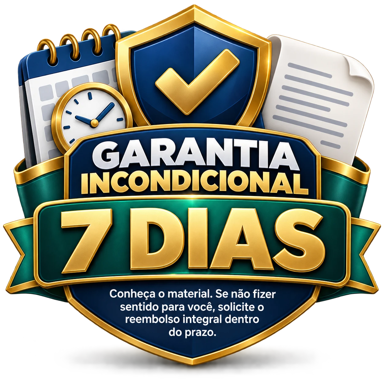 Garantia incondicional de 7 dias